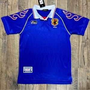 Japan 1998 World Cup Retro Home Soccer Jersey - Medium